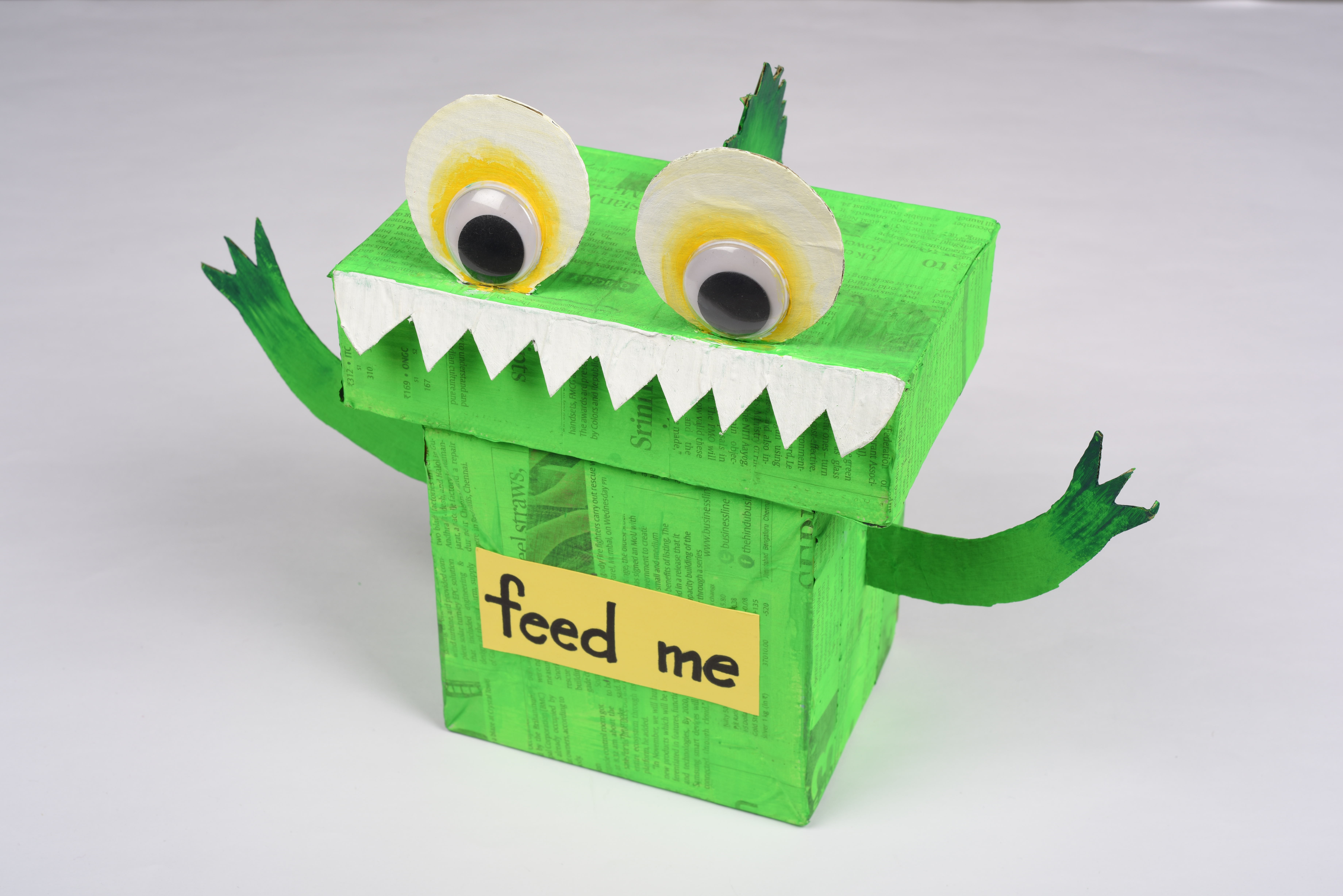 DIY Waste crafting Cleanliness (Dustbin) | Fevicreate