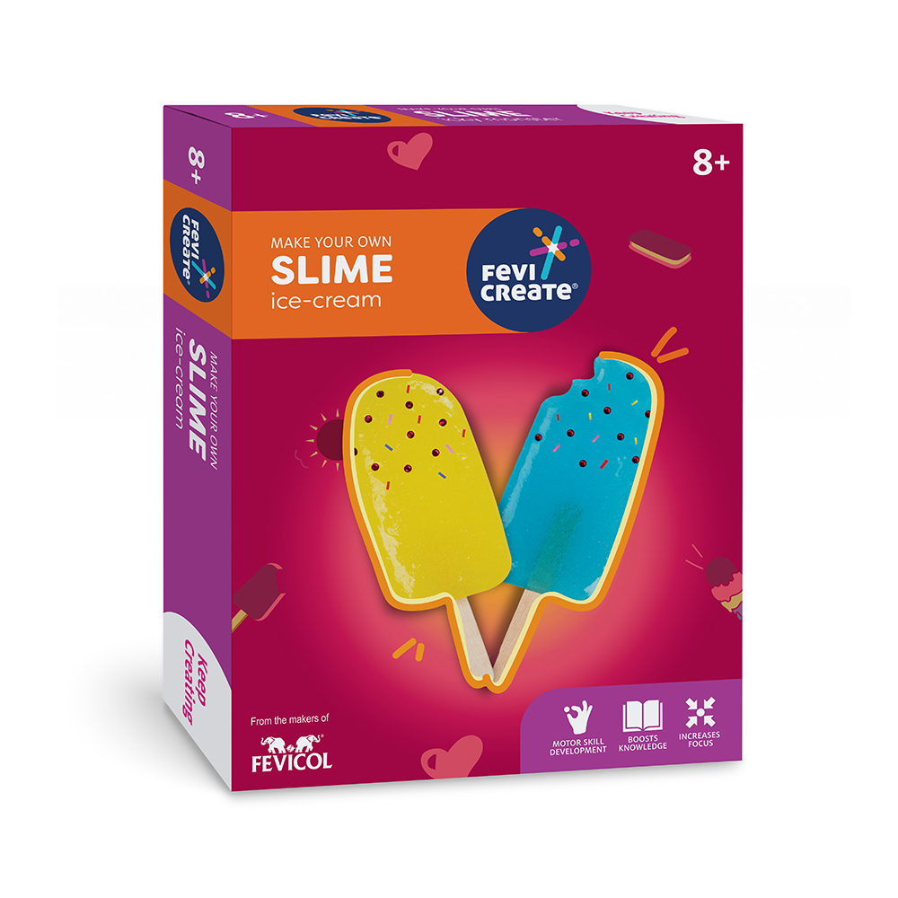 Make Your Own Ice Cream Slime Kit for Kids